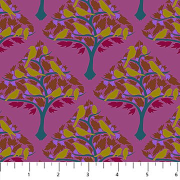 PRE - Order Anna Maria Textiles - Mosaic Menagerie - Ornaments AMT190 - 84L Plum - Half Yard - December 2026 (Copy) - Modern Fabric Shoppe