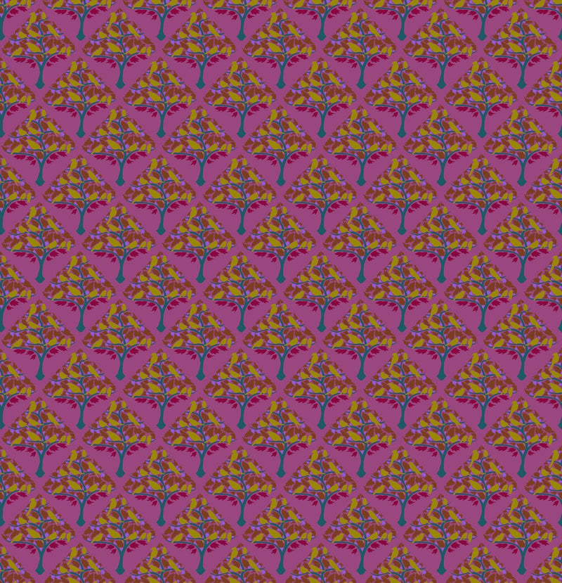 PRE - Order Anna Maria Textiles - Mosaic Menagerie - Ornaments AMT190 - 84L Plum - Half Yard - December 2026 (Copy) - Modern Fabric Shoppe