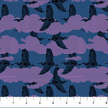 PRE - Order Anna Maria Textiles - Mosaic Menagerie - Sedge AMT188 - 69L Ink - Half Yard - December 2026 - Modern Fabric Shoppe