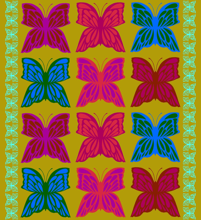 PRE - Order Anna Maria Textiles - Overdressed - 6 O'Clock AMT154 - 74L Bohemian - 24 Inch - January 2026 - Modern Fabric Shoppe
