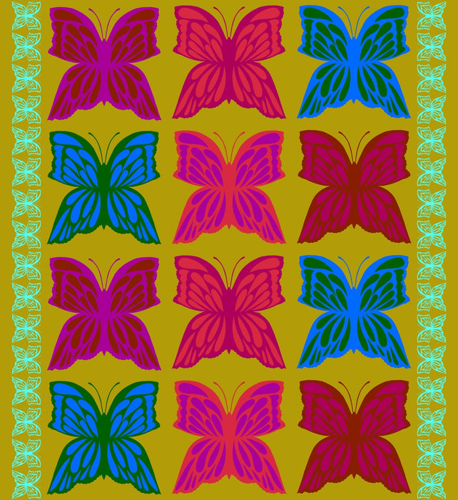 PRE - Order Anna Maria Textiles - Overdressed - 6 O'Clock AMT154 - 74L Bohemian - 24 Inch - January 2026 - Modern Fabric Shoppe