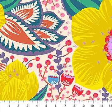 PRE - Order Anna Maria Textiles - Overdressed - Honorable Mention AMT149 - 12C Primary - Half Yard - January 2026 - Modern Fabric Shoppe
