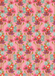 PRE - Order Anna Maria Textiles - Overdressed - Pouring Poppies AMT151 - 23V Haze - Half Yard - January 2026 - Modern Fabric Shoppe