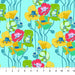 PRE - Order Anna Maria Textiles - Overdressed - Pouring Poppies AMT151 - 40C Clear - Half Yard - January 2026 - Modern Fabric Shoppe