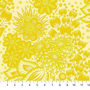 PRE - Order Anna Maria Textiles - Overdressed - Totem AMT152 - 52V Yellow - Half Yard - January 2026 - Modern Fabric Shoppe