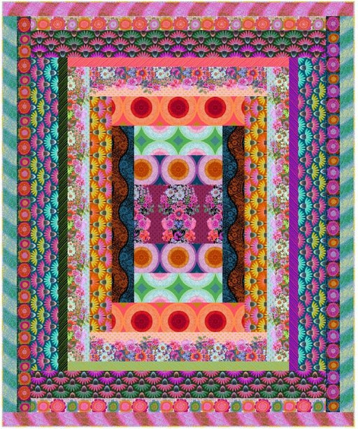 PRE - Order Anna Maria Textiles - Perennial Borders Quilt Kit featuring Perennial Borders - September 2025 - Modern Fabric Shoppe