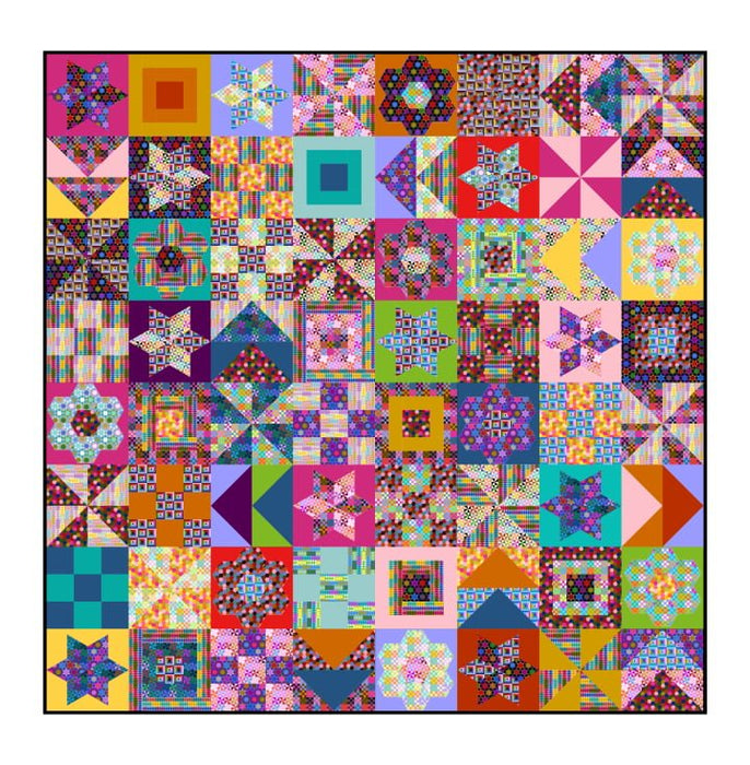 PRE - Order Anna Maria Textiles - Piecework Quilt Kit featuring Piecework - March 2025 - Modern Fabric Shoppe