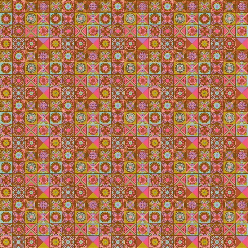 PRE - Order Anna Maria Textiles - Rhapsody - Cottage Kitchen AMT168 - 37C Rust - Half Yard - June 2026 - Modern Fabric Shoppe
