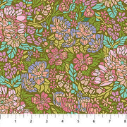 PRE - Order Anna Maria Textiles - Rhapsody - Mosaic AMT169 - 72V Avocado - Half Yard - June 2026 - Modern Fabric Shoppe