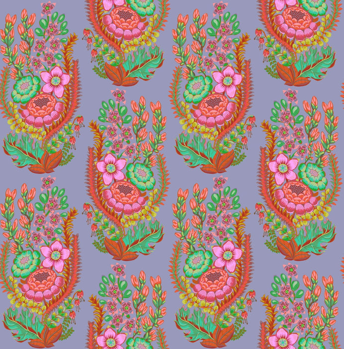 PRE - Order Anna Maria Textiles - Rhapsody - Outstretched AMT170 - 45V Periwinkle - Half Yard - June 2026 - Modern Fabric Shoppe