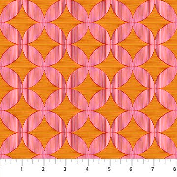 PRE - Order Anna Maria Textiles - Rhapsody - Woven Windows AMT171 - 23C Mango - Half Yard - June 2026 - Modern Fabric Shoppe