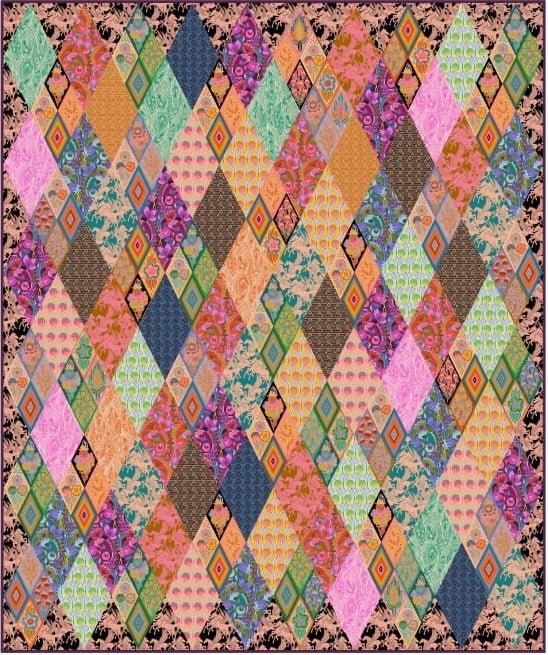 PRE - Order Anna Maria Textiles - Shooting Star Quilt Kit featuring Shooting Star - June 2025 - Modern Fabric Shoppe