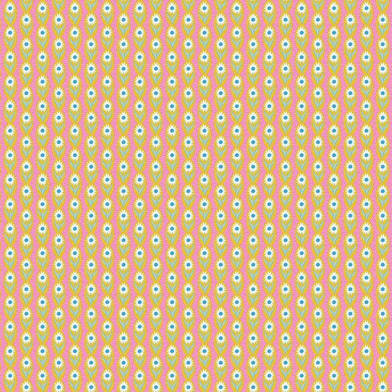PRE-Order Anna Maria Textiles- Sugar Coated- Daisy Chain AMT201-54C Bright- Half Yard- May 2027 - Modern Fabric Shoppe