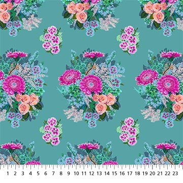 PRE-Order Anna Maria Textiles- Sugar Coated- For Mary AMT205-62L Jade- Half Yard- May 2027 - Modern Fabric Shoppe