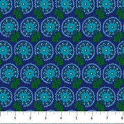 PRE - Order Anna Maria Textiles - Sunseekers - Dancers AMT193 - 47C Royal - Half Yard - January 2027 - Modern Fabric Shoppe
