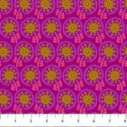 PRE - Order Anna Maria Textiles - Sunseekers - Dancers AMT193 - 84L Magenta - Half Yard - January 2027 - Modern Fabric Shoppe