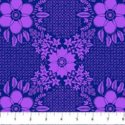 PRE - Order Anna Maria Textiles - Sunseekers - Embroidery AMT194 - 86L Grape - Half Yard - January 2027 - Modern Fabric Shoppe