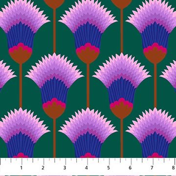 PRE - Order Anna Maria Textiles - Sunseekers - Feather Bloom AMT195 - 78C Forest - Half Yard - January 2027 - Modern Fabric Shoppe