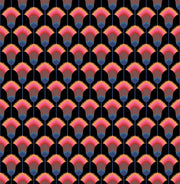 PRE - Order Anna Maria Textiles - Sunseekers - Feather Bloom AMT195 - 99L Midnight - Half Yard - January 2027 - Modern Fabric Shoppe