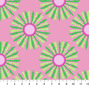 PRE - Order Anna Maria Textiles - Sunseekers - Ribbon Rays AMT196 - 20C Bubblegum - Half Yard - January 2027 - Modern Fabric Shoppe