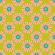 PRE - Order Anna Maria Textiles - Sunseekers - Ribbon Rays AMT196 - 72L Guava - Half Yard - January 2027 - Modern Fabric Shoppe