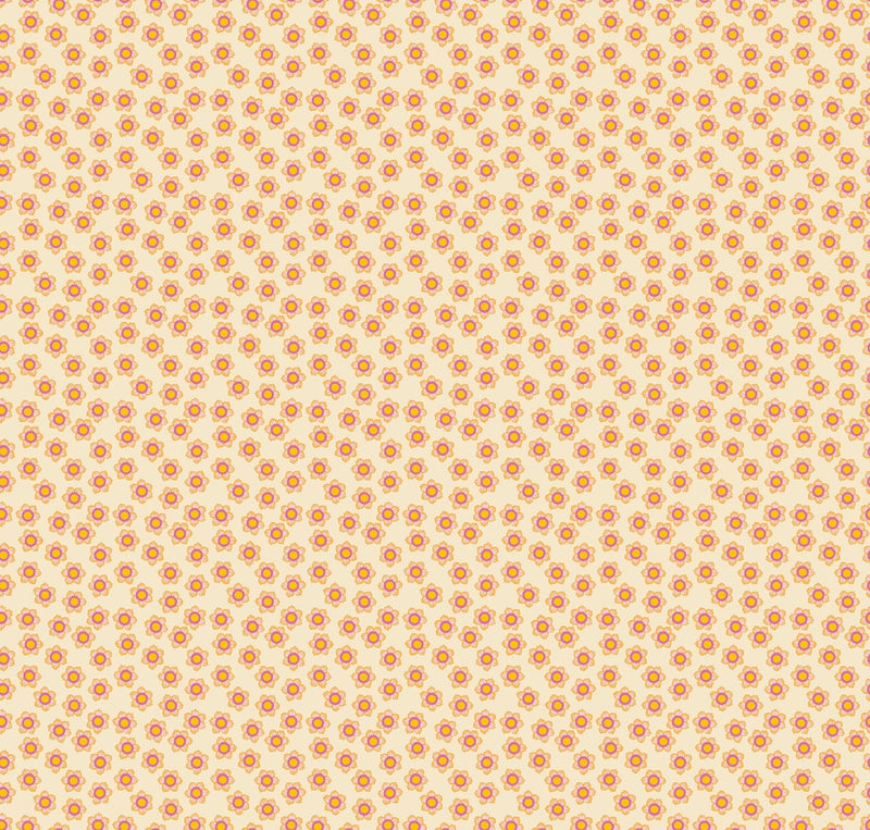PRE - Order Anna Maria Textiles - Sunseekers - Twinkling AMT198 - 10V Buttermilk - Half Yard - January 2027 - Modern Fabric Shoppe