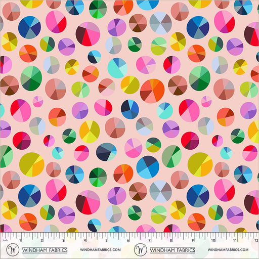 PRE - Order Annabel Wrigley - Happy Place - Freewheel 55378D - 9 Blush - Half Yard - August 2026 - Modern Fabric Shoppe