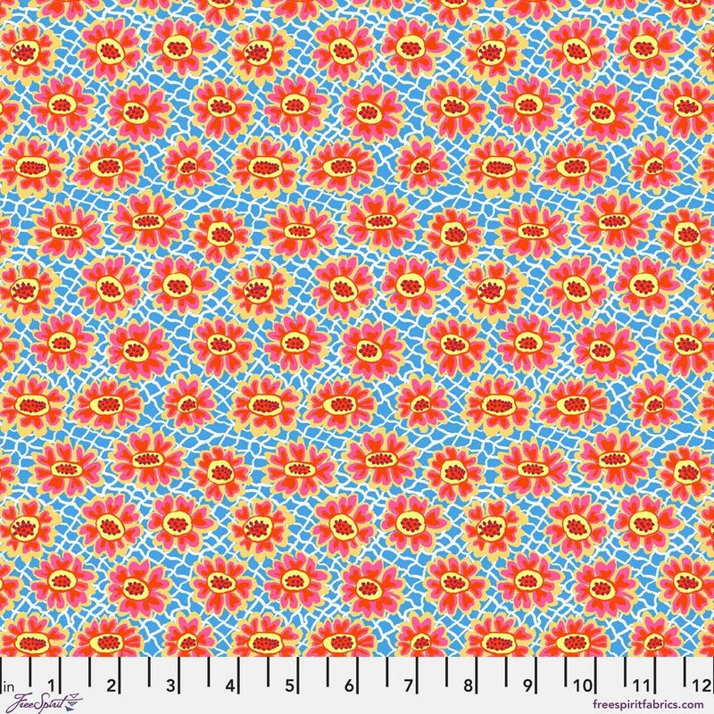 PRE - Order - Bits & Bobs by Brandon Mably - SM Flower Net PWBM116.BLUE - Half Yard - December 2026 - Modern Fabric Shoppe