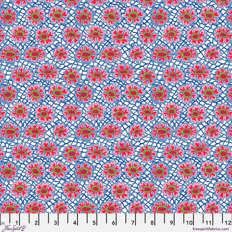 PRE - Order - Bits & Bobs by Brandon Mably - SM Flower Net PWBM116.WHITE - Half Yard - December 2026 - Modern Fabric Shoppe