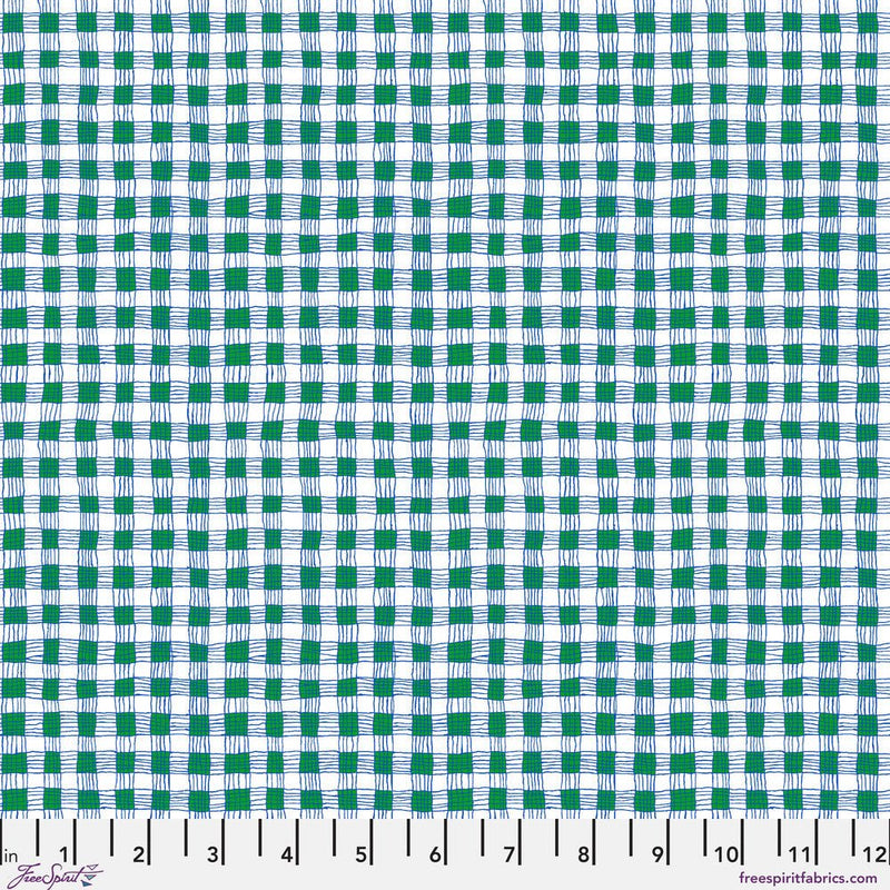 PRE - Order - Bits & Bobs by Brandon Mably - SM Gingham PWBM119.GREEN - Half Yard - December 2026 - Modern Fabric Shoppe