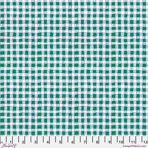 PRE - Order - Bits & Bobs by Brandon Mably - SM Gingham PWBM119.GREEN - Half Yard - December 2026 - Modern Fabric Shoppe