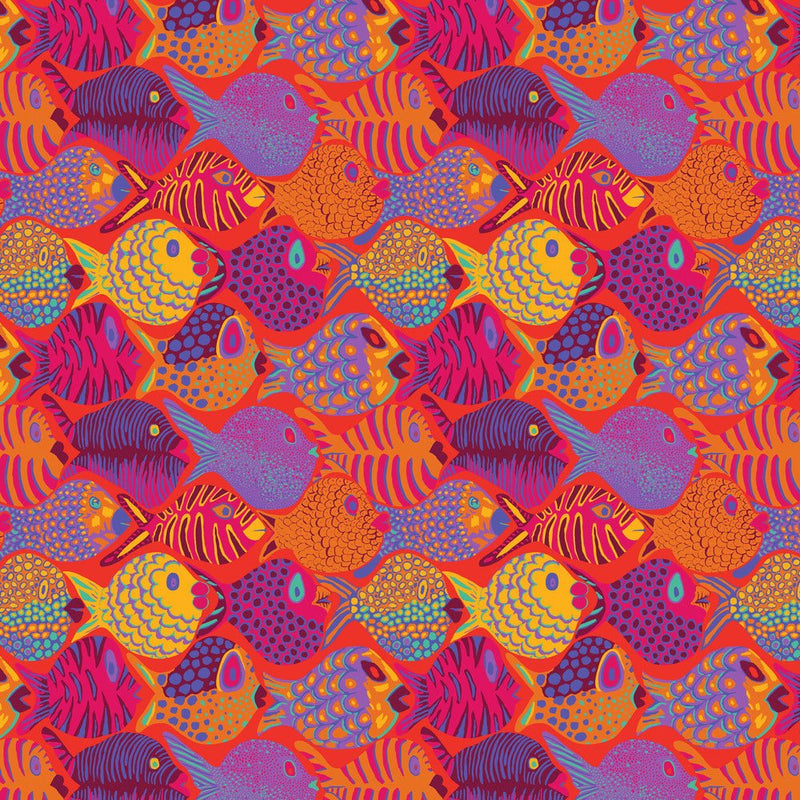 PRE - Order - Bits & Bobs by Brandon Mably - SM Shoal PWBM112.TOMATO - Half Yard - December 2026 - Modern Fabric Shoppe