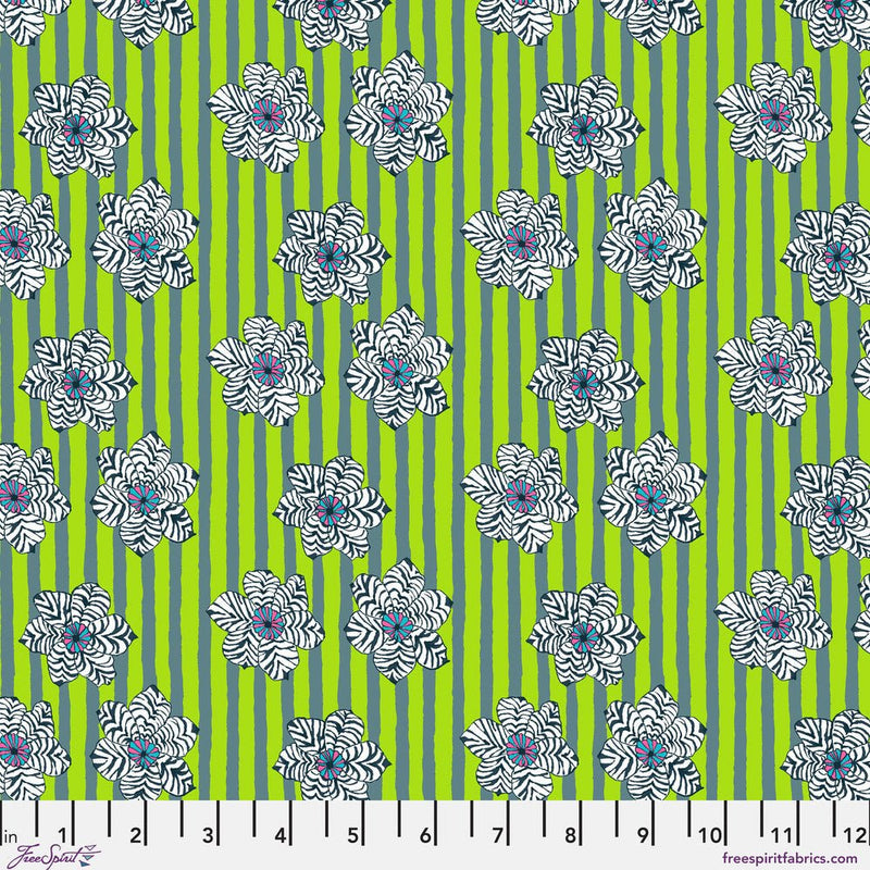 PRE - Order - Bits & Bobs by Brandon Mably - SM Zebra Lily PWBM120.GREEN - Half Yard - December 2026 - Modern Fabric Shoppe