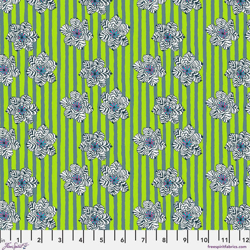 PRE - Order - Bits & Bobs by Brandon Mably - SM Zebra Lily PWBM120.GREEN - Half Yard - December 2026 - Modern Fabric Shoppe