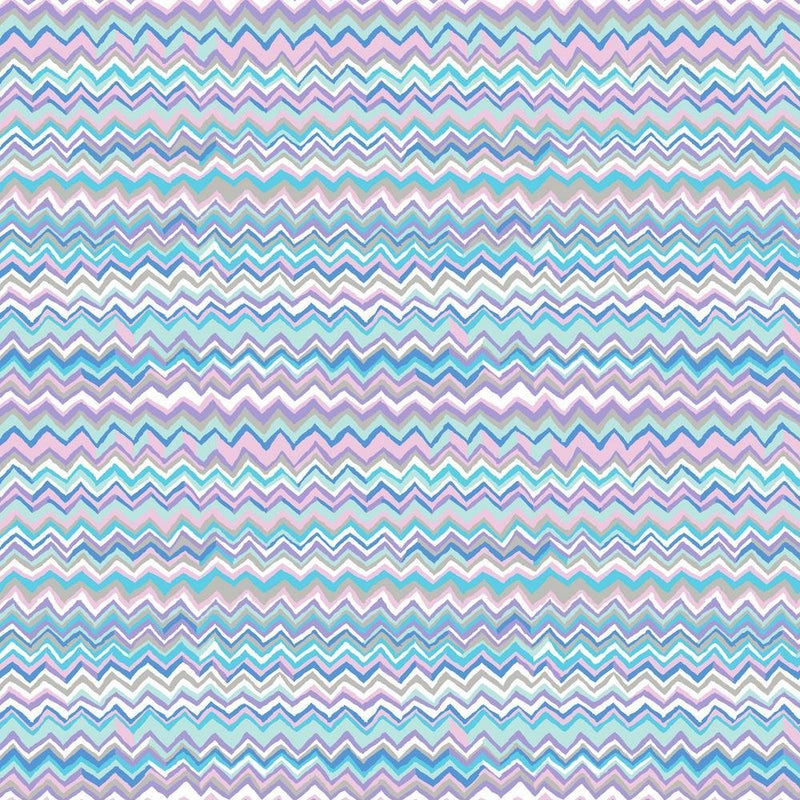 PRE - Order - Bits & Bobs by Brandon Mably - SM Zig Zag PWBM111.BLUE - Half Yard - December 2026 - Modern Fabric Shoppe