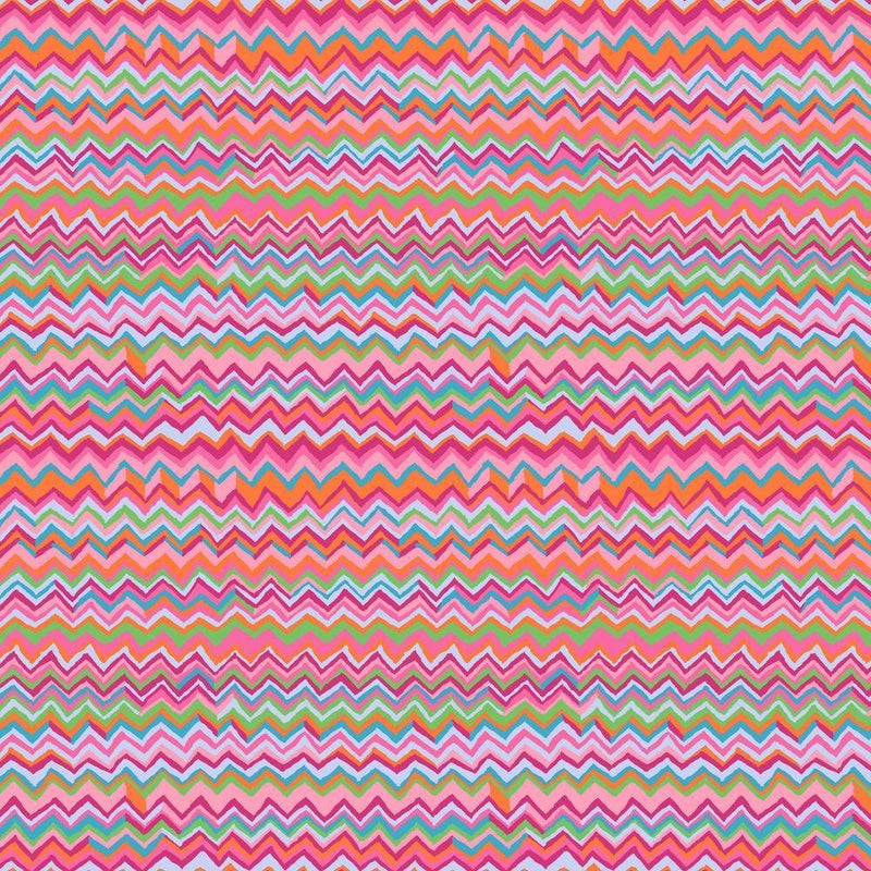 PRE - Order - Bits & Bobs by Brandon Mably - SM Zig Zag PWBM111.PINK - Half Yard - December 2026 - Modern Fabric Shoppe
