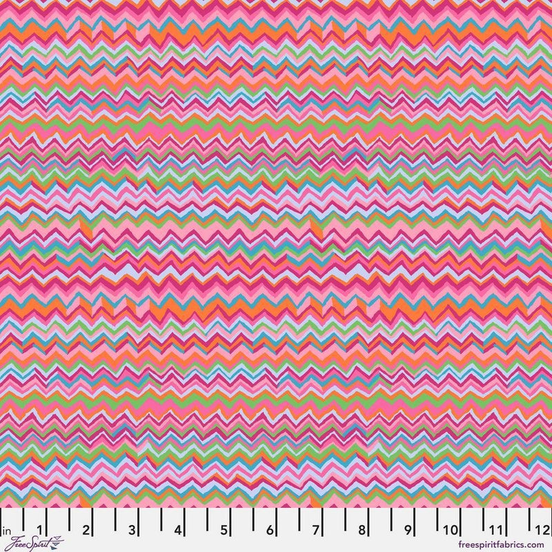 PRE - Order - Bits & Bobs by Brandon Mably - SM Zig Zag PWBM111.PINK - Half Yard - December 2026 - Modern Fabric Shoppe