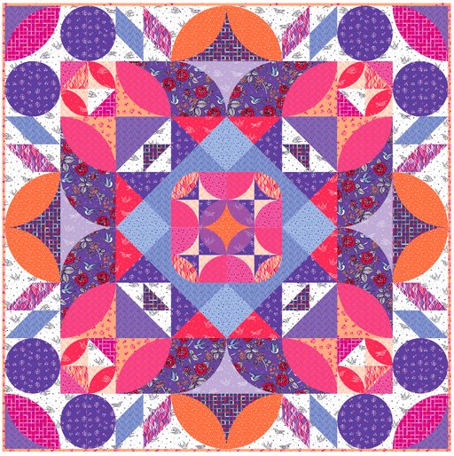 PRE - Order Bloem Quilt Kit featuring Perfect Day by Libs Elliott - March 2026 - Modern Fabric Shoppe