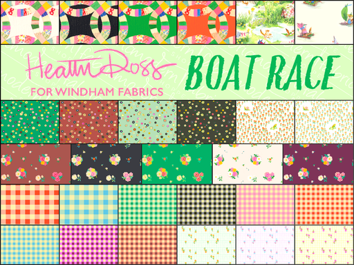 PRE-Order Boat Race by Heather Ross- Half Yard Bundle- March 2027 - Modern Fabric Shoppe