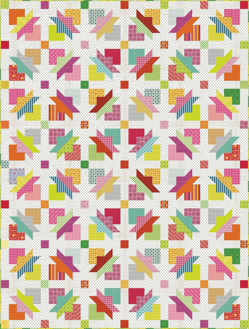 PRE - Order Boho Stars Quilt Kit featuring Bonbon Jar by Jen Kingwell - January 2027 - Modern Fabric Shoppe