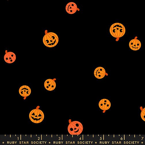PRE-ORDER Boo Valley by Alexia Marcella Abegg- RS 4200 16 Black - Half Yard- June 2027 - Modern Fabric Shoppe