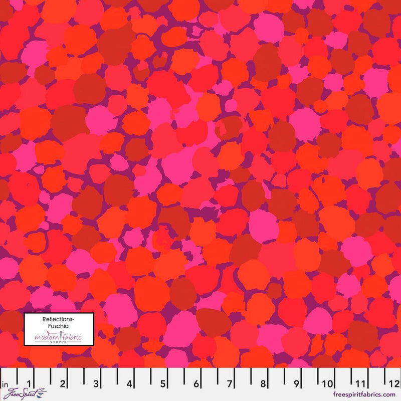 PRE-ORDER Brandon Mably- Reflections PWBM087.FUSCHIA- Half Yard - Modern Fabric Shoppe