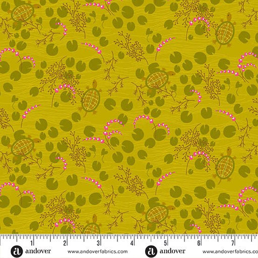 PRE - Order Camp Kitschy LaLa by Alison Glass - Canoe A - 1716 - V Lichen - Half Yard - October 2025 - Modern Fabric Shoppe
