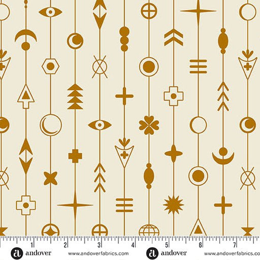 PRE - Order Camp Kitschy LaLa by Alison Glass - Gaze A - 1554 - L Oatmeal - Half Yard - October 2025 - Modern Fabric Shoppe