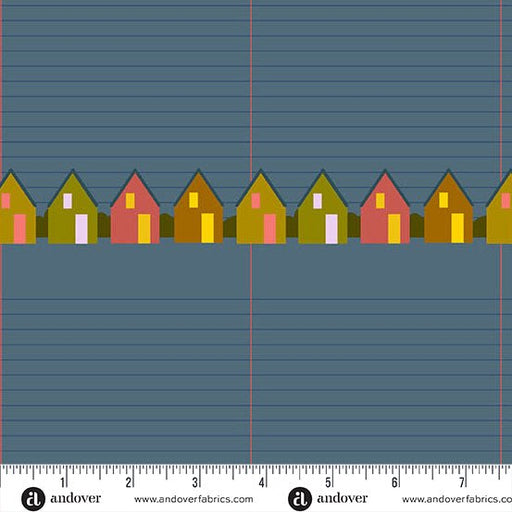 PRE - Order Camp Kitschy LaLa by Alison Glass - Pen Pal A - 1714 - B Boulder - Half Yard - October 2025 - Modern Fabric Shoppe