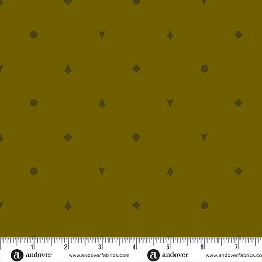 PRE - Order Camp Kitschy LaLa by Alison Glass - Symbolic A - 1718 - G Mushroom - Half Yard - October 2025 - Modern Fabric Shoppe