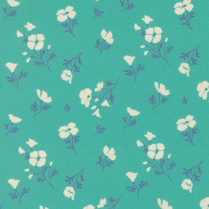 PRE - Order Cannon Beach by Crystal Manning - 11974 14 Turquoise - Half Yard - February 2026 - Modern Fabric Shoppe