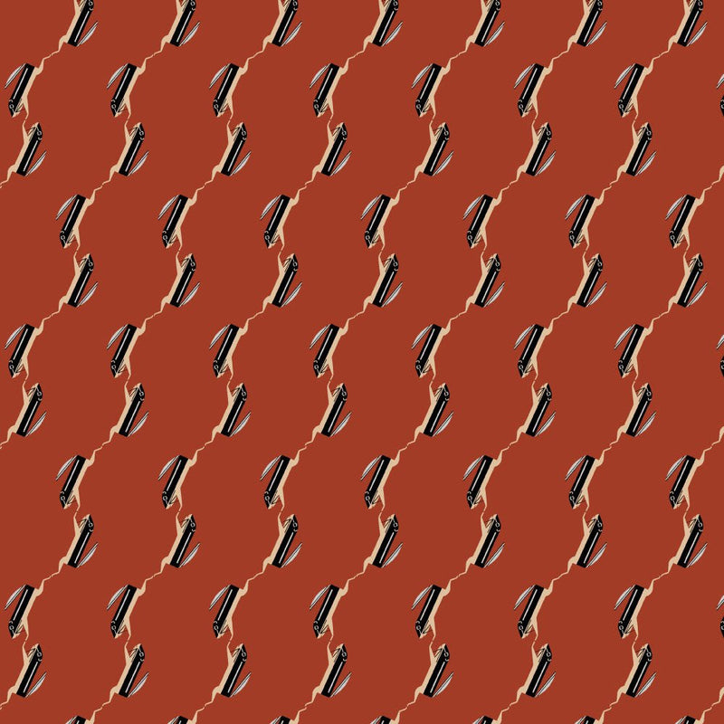 PRE - ORDER Canyon Country by Charley Harper - Canyon Chipmunks CH - 427 Half Yard - March 2025 - Modern Fabric Shoppe