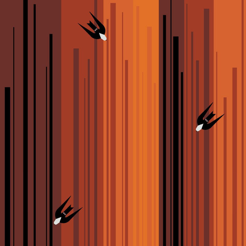 PRE - ORDER Canyon Country by Charley Harper - Canyon Dive CH - 426 Half Yard - March 2025 - Modern Fabric Shoppe