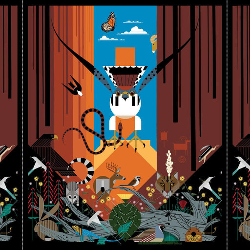 PRE - Order Canyon Country Panel by Charley Harper - Poster Panel CH - 424 March 2025 - Modern Fabric Shoppe
